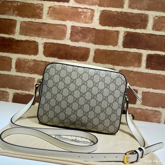 First bag ru bag 1955 shoulder Horsebit small GUCCI 0719